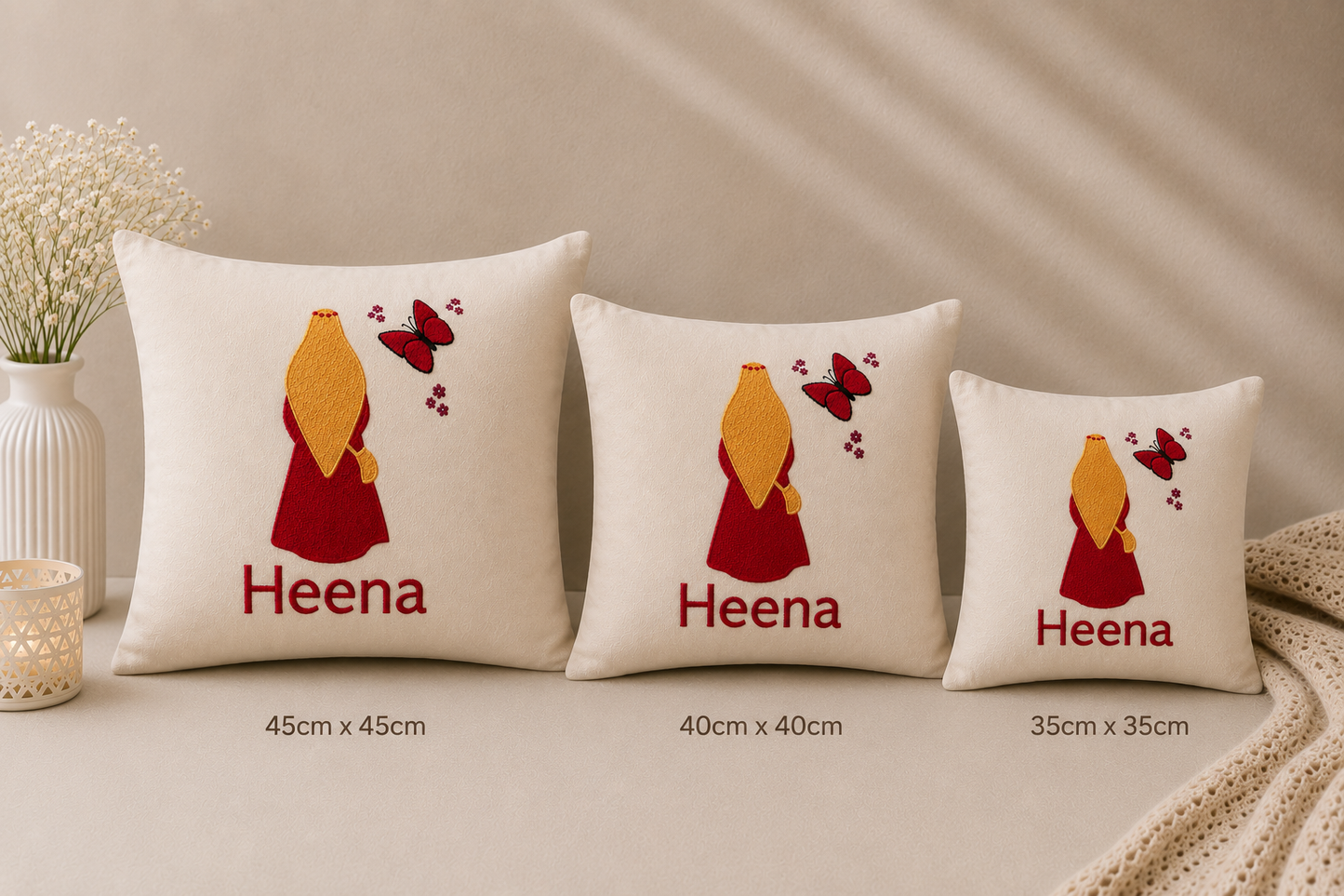 Personalised Muslim Hijabi Pillow