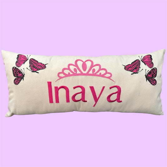 Personalised Rectangle Cushion for Girls