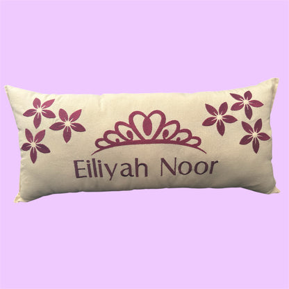 Personalised Rectangle Cushion for Girls