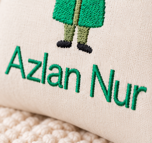 Personalised Muslim Boy Pillow